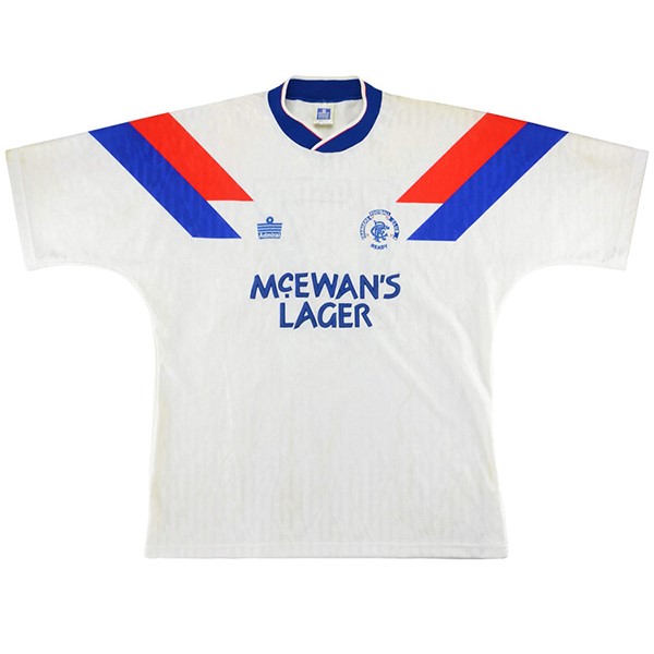 Tailandia Camiseta Rangers 2nd Retro 1990 1992 Blanco